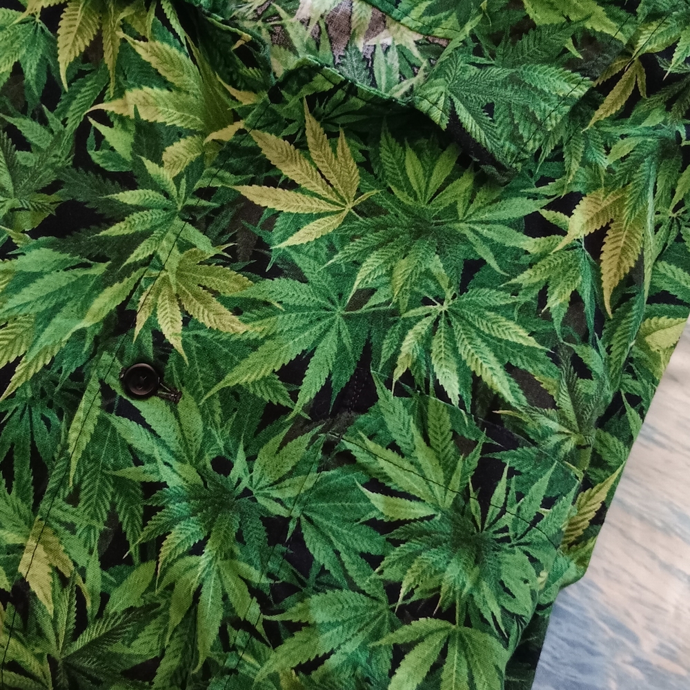 Herb Print Chef Shirt